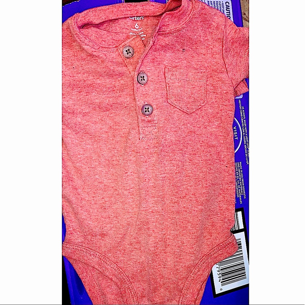 Carter’s/The Children’s Place Short Sleeve Onesie Bundle Size: 6 Month Boy